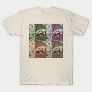 Vintage Retro Flower Collage T-Shirt